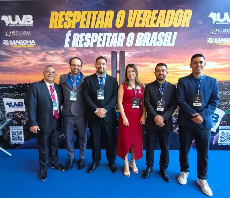 Vereadores de Inácio Martins participam da 25ª Marcha dos Gestores e Legislativos Municipais em Brasília